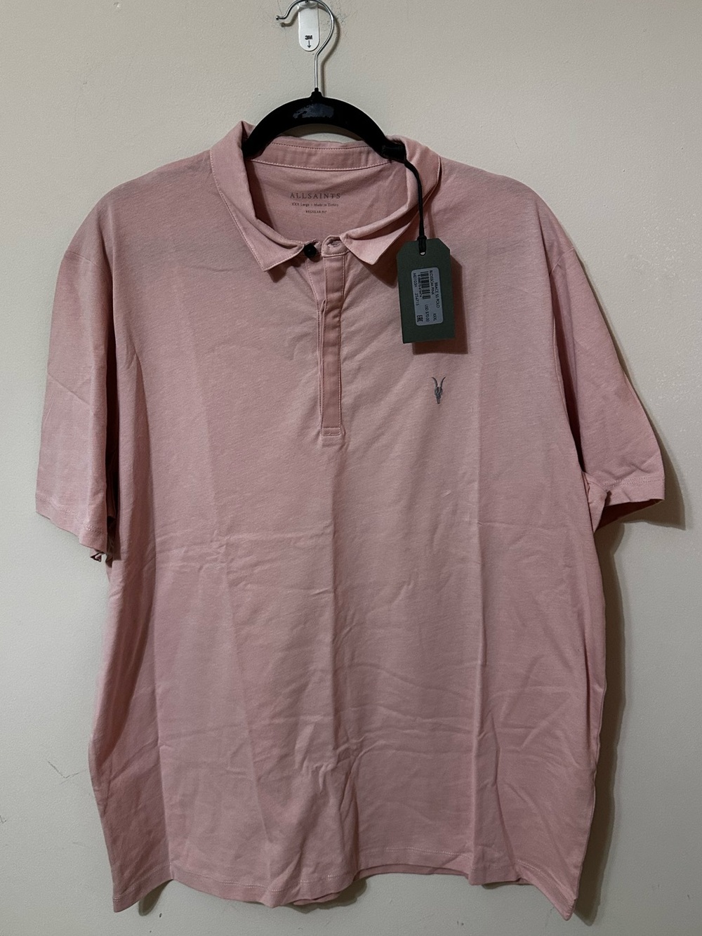 NWT All Saints Brace Short Sleeve Polo XXXL